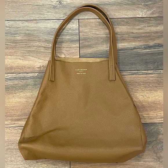 Kurt Geiger Violet Leather Tote - Picture 4 of 12